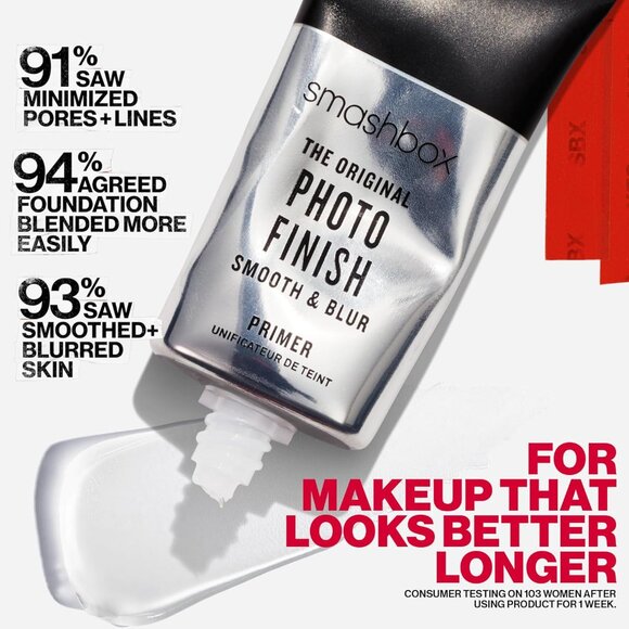 Smashbox The Original Photo Finish Smooth & Blur Primer (30 ml / 1 fl oz) - Picture 10 of 11